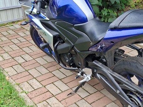 2015 Yamaha YZF-R3, синий, 380000 рублей, вид 3