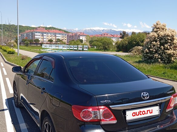 2010 Toyota Corolla X (E140, E150) Рестайлинг, чёрный, 1100000 рублей - вид 15