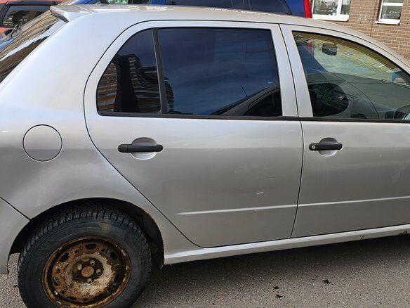 2001 Skoda Fabia I, белый - вид 2