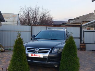 2008 Volkswagen Touareg I Рестайлинг, чёрный, 1250000 рублей, вид 1