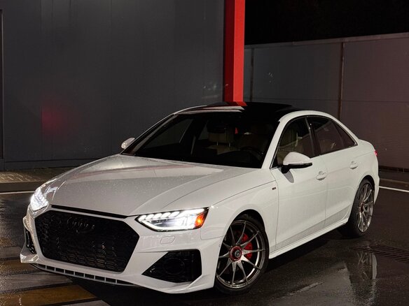 2021 Audi A4 45 TFSI V (B9) Рестайлинг, белый, 3475000 рублей - вид 2