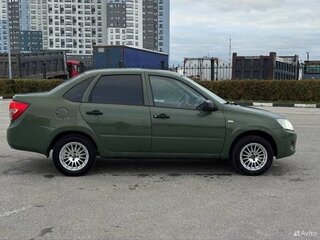 2013 Lada (ВАЗ) Granta I, зелёный, 340000 рублей, вид 3