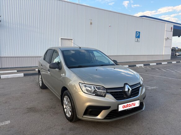 2018 Renault Logan II Рестайлинг, бежевый - вид 2