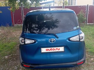 2016 Toyota Sienta II, голубой, 1250000 рублей, вид 3