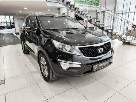 2014 Kia Sportage III Рестайлинг, чёрный, 1050000 рублей, вид 3