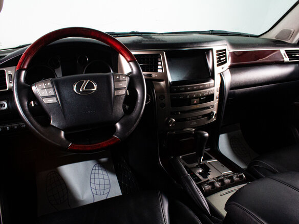2013 Lexus LX 570 III Рестайлинг, чёрный - вид 9