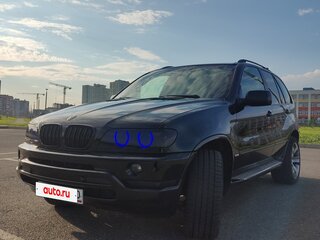 2001 BMW X5 3.0i I (E53), чёрный, 1050000 рублей, вид 2