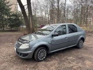 2011 Renault Logan I Рестайлинг, синий, 330000 рублей, вид 3