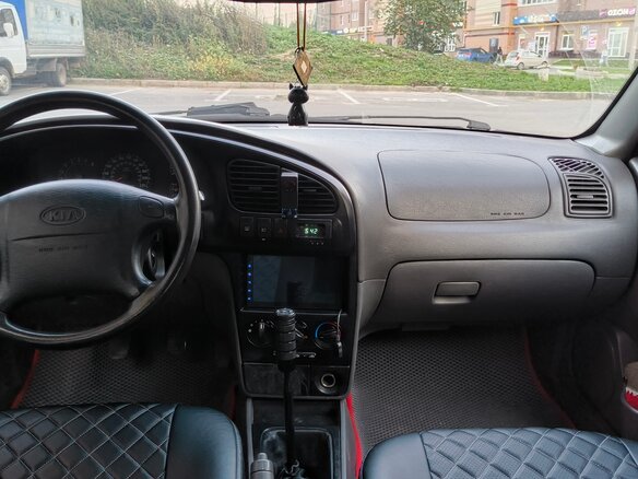2006 Kia Spectra I Рестайлинг 2, синий, 320000 рублей - вид 8