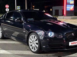 2008 Jaguar XF I, чёрный, 1220000 рублей, вид 1