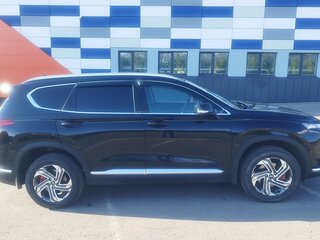 2021 Hyundai Santa Fe IV Рестайлинг, чёрный, 3350000 рублей, вид 4