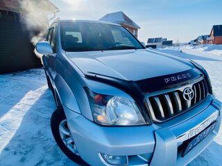 2007 Toyota Land Cruiser Prado 5-speed 120 Series Рестайлинг, серебристый, 1955000 рублей, вид 4
