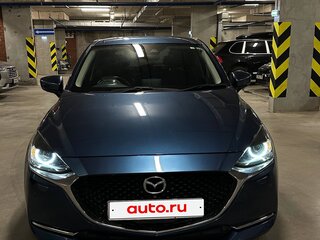 2020 Mazda 2 III (DJ) Рестайлинг, синий, 1490000 рублей, вид 2