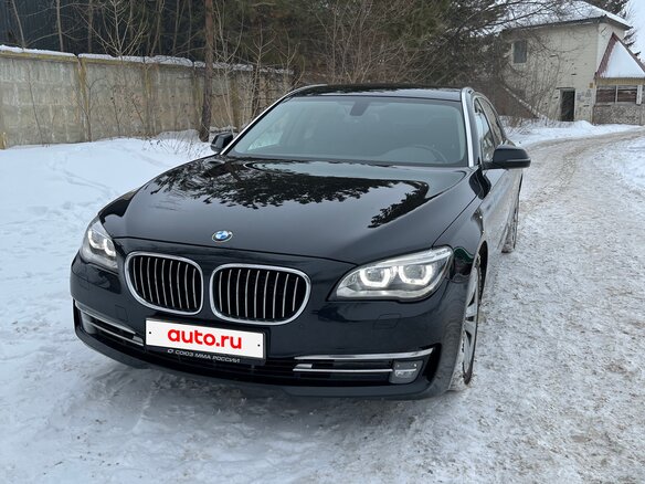 2013 BMW 7 серии Long 750Li xDrive V (F01/F02/F04) Рестайлинг, чёрный, 1750000 рублей