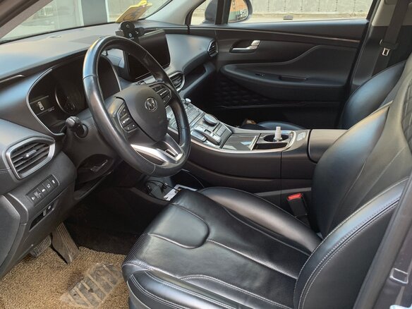 2020 Hyundai Santa Fe IV Рестайлинг, серый, 3190000 рублей - вид 6