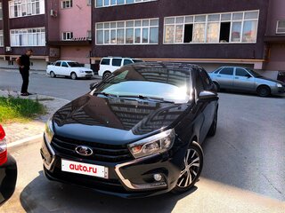 2020 Lada (ВАЗ) Vesta I, чёрный, 1450000 рублей, вид 3