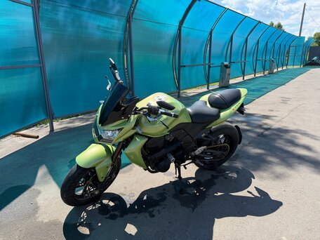 2011 Kawasaki Z 750, зелёный, 500000 рублей, вид 2
