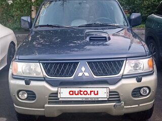 2007 Mitsubishi Pajero Sport I Рестайлинг, синий, 1100000 рублей, вид 1