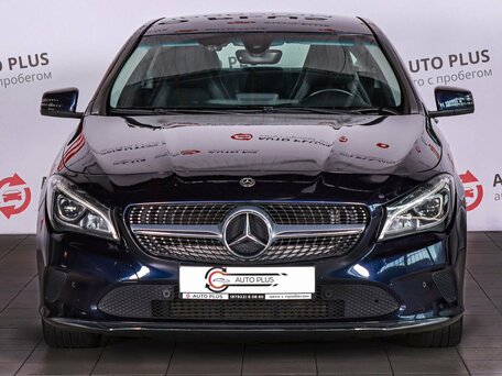 2017 Mercedes-Benz CLA 200 I (C117, X117) Рестайлинг, синий, 1870000 рублей, вид 3
