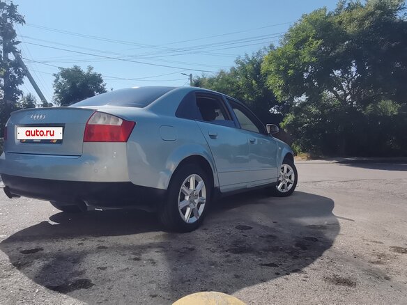 2001 Audi A4 II (B6), голубой, 400000 рублей - вид 6