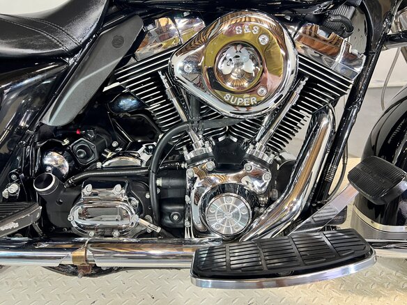 2004 Harley-Davidson Road King, чёрный, 490000 рублей - вид 12