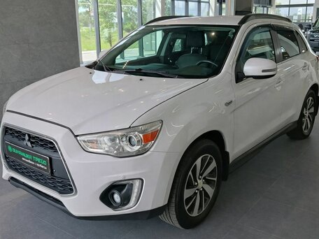 2014 Mitsubishi ASX I Рестайлинг, белый, 1159000 рублей, вид 3