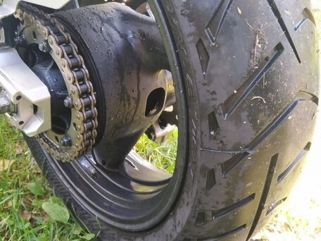 1995 Yamaha XJR1200, красный, 300000 рублей, вид 5