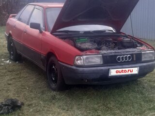 1988 Audi 80 IV (B3), красный, 100000 рублей, вид 4