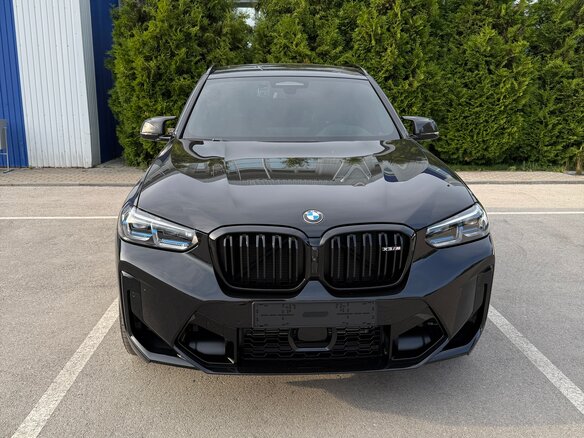 2023 BMW X3 M Competition I (F97) Рестайлинг, чёрный - вид 2