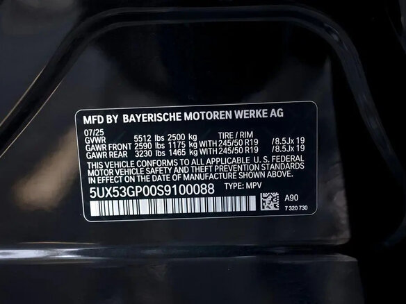 2025 BMW X3 30i xDrive IV (G45/G48), серый, 6122123 рублей - вид 11
