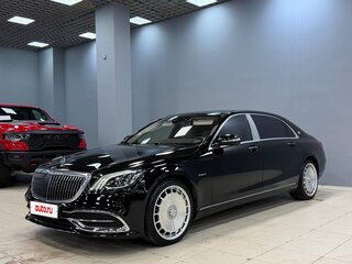 2020 Mercedes-Benz Maybach S-Класс 560 I (X222) Рестайлинг, чёрный, 7500000 рублей, вид 1
