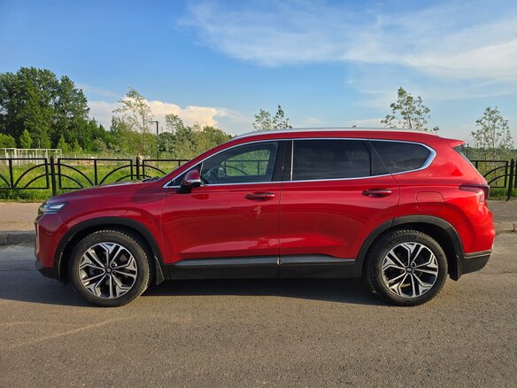 2019 Hyundai Santa Fe IV, оранжевый, 3406000 рублей - вид 7