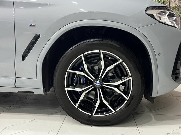 2022 BMW X4 20i II (G02) Рестайлинг, серый - вид 28