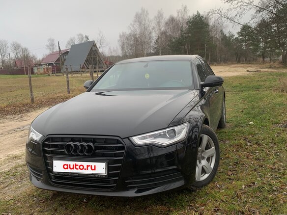 2012 Audi A6 IV (C7), чёрный, 1700000 рублей - вид 1