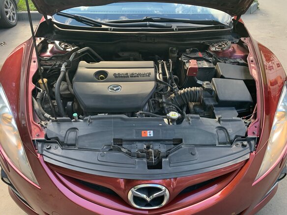 2012 Mazda 6 II (GH) Рестайлинг, красный, 1050000 рублей - вид 11