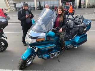 1993 Honda GL 1500 Gold Wing, зелёный, 700000 рублей, вид 2