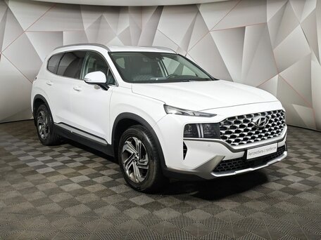 2022 Hyundai Santa Fe IV Рестайлинг, белый, вид 3