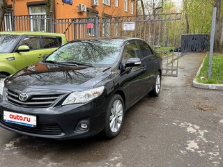 2012 Toyota Corolla X (E140, E150) Рестайлинг, чёрный, 1100000 рублей, вид 2