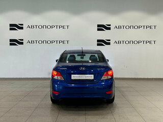 2013 Hyundai Solaris I, синий, 749000 рублей, вид 4
