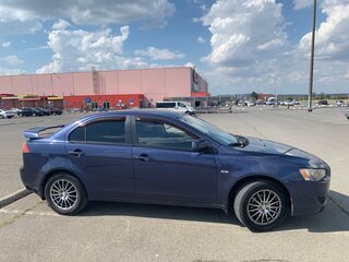 2008 Mitsubishi Lancer X, синий, 670000 рублей, вид 4