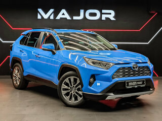 2020 Toyota RAV4 V (XA50), синий, 3390000 рублей, вид 3