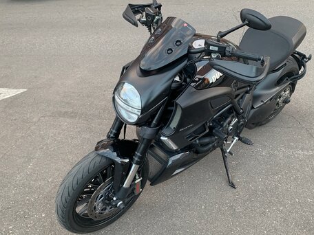 2012 Ducati Diavel, чёрный, 1200000 рублей, вид 3