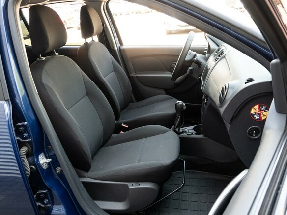 2019 Renault Sandero II Рестайлинг, синий, 1215000 рублей - вид 7