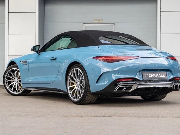2024 Mercedes-Benz SL-Класс AMG 63 AMG IV (R232), голубой - вид 3