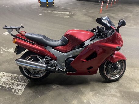 1996 Kawasaki ZZR 1100, красный, 300000 рублей, вид 2