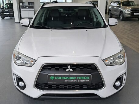 2014 Mitsubishi ASX I Рестайлинг, белый, 1159000 рублей, вид 2