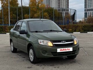 2013 Lada (ВАЗ) Granta I, зелёный, 340000 рублей, вид 1