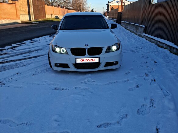 2008 BMW 3 серии 325i V (E90/E91/E92/E93) Рестайлинг, белый, 1280000 рублей - вид 1