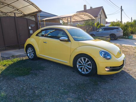 2012 Volkswagen Beetle II (A5), жёлтый, 1199000 рублей, вид 3
