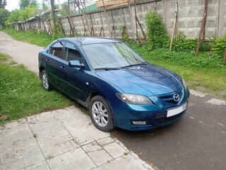 2007 Mazda 3 I (BK) Рестайлинг, синий, 500000 рублей, вид 2